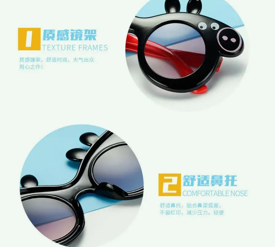 Солнцезащитные очки со Свинкой Пеппой Детские Мультяшные аниме-фигурки летние