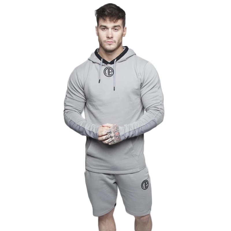

Mens Fitness Bodybuilding Sweatshirt Hoodie Gyms Workout Hooded Zipper Jacket Male Joggers Sportswear Casual Brand Clothing Tops