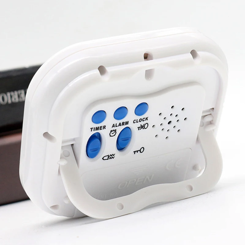 Вибрирующий будильник для слабослышащих светодиодный цифровой таймер