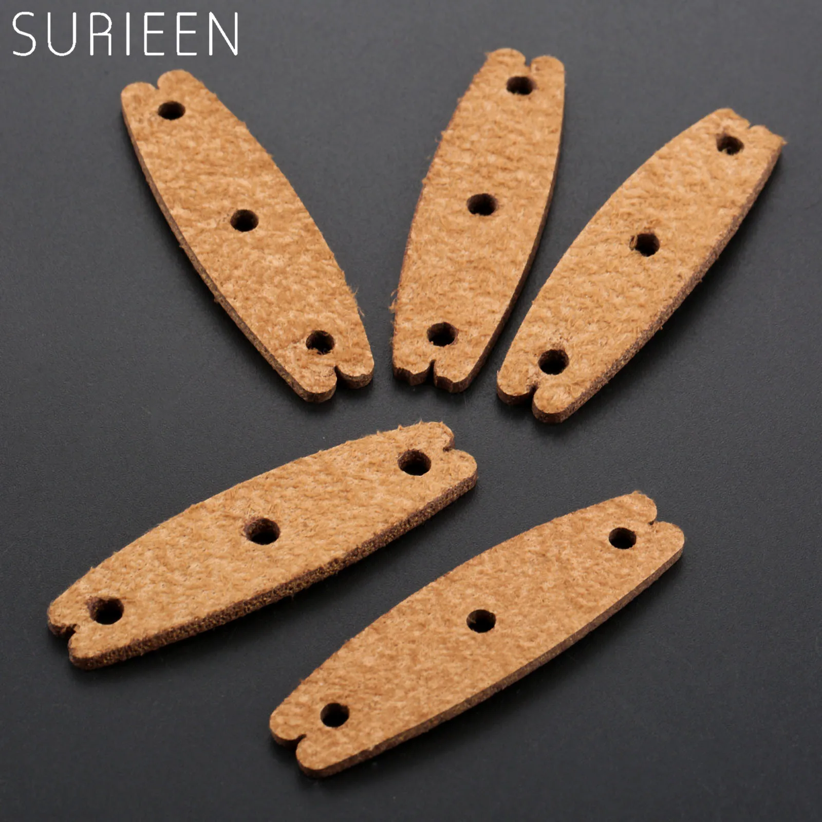 Коричневый 5 шт. с эффектом рогатки мешки из микрофибры несколькими отверстиями