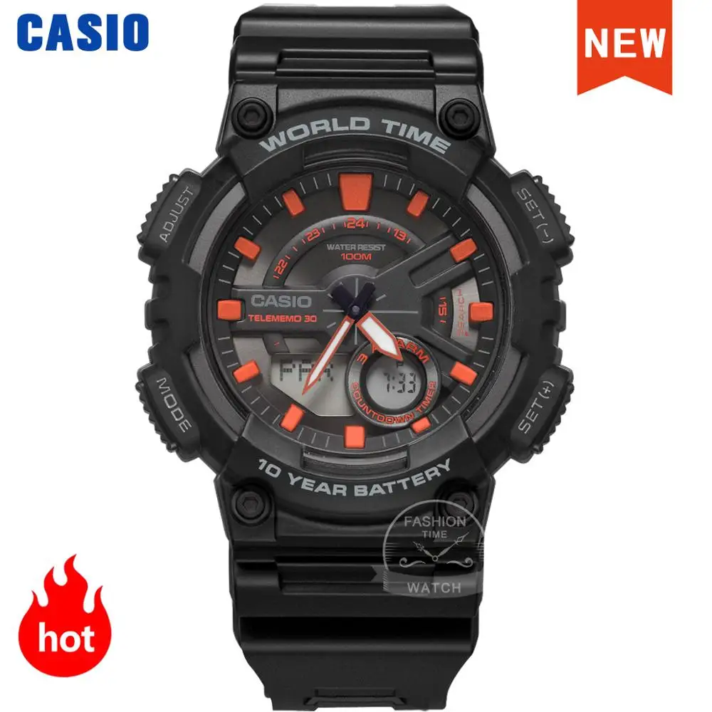 Casio часы Лучшие продажи взрыва мужчины установить лучший бренд класса люкс LED