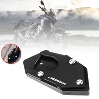 for honda cb500x cb500x cb500x 2013 2020 motorcycle cnc kick stand foot side stand expansion pad support plate