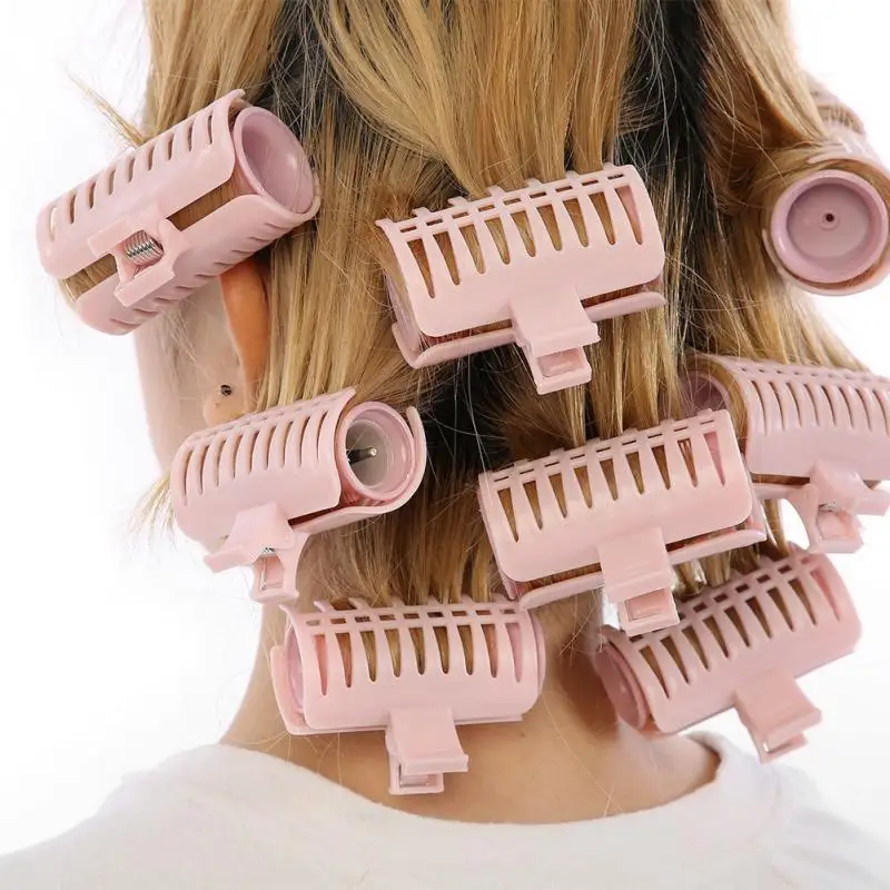10pcs/Set Electric Hair Rollers Tube Heated Roller Hair Curly Styling Sticks Tools Massage Roller Curlers with Universal Plug images - 6