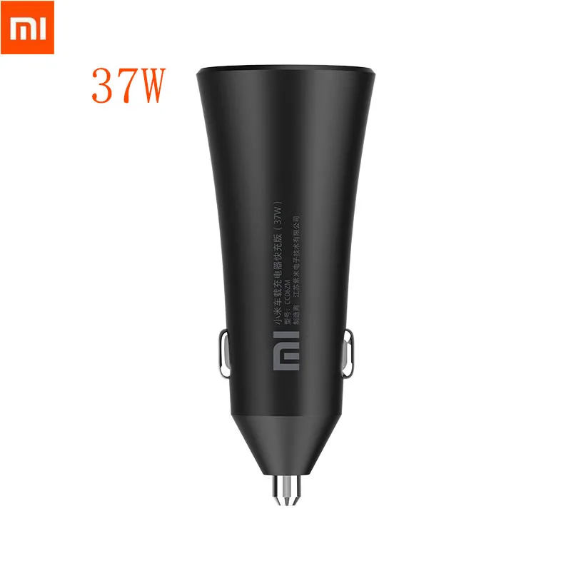 Автомобильное зарядное устройство Xiaomi Mi Max 37 Вт/100 Вт с двумя USB портами быстрая
