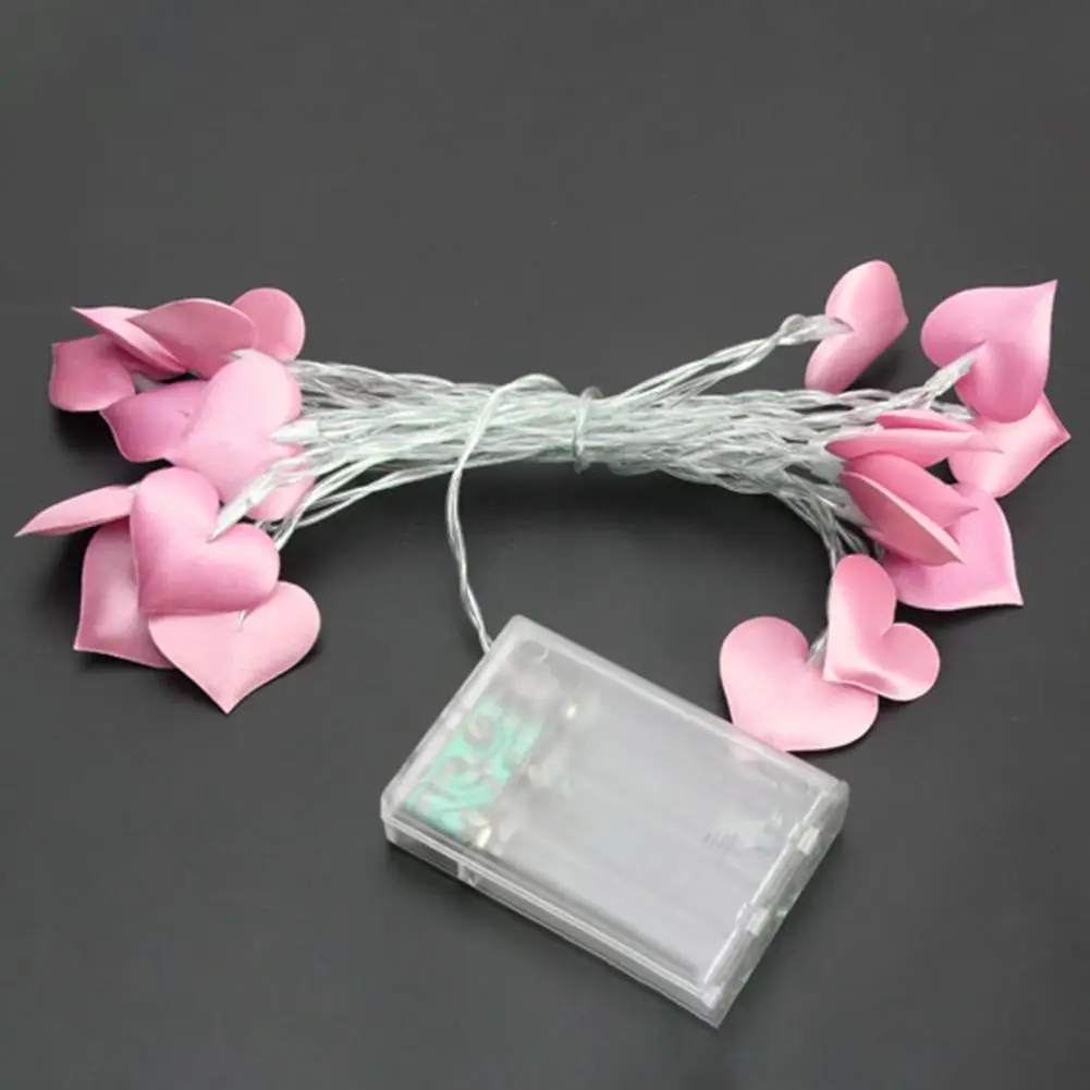 Лидер продаж розовая светодиодная гирлянсветильник в виде любящего сердца