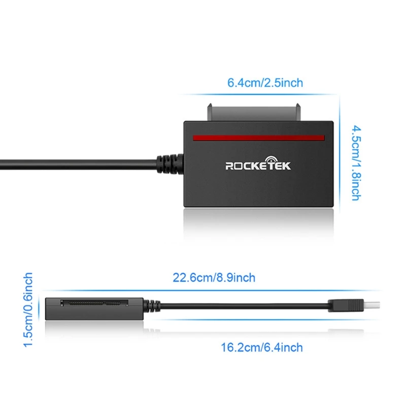 Адаптер-конвертер Rocketek USB 3 0 на SATA кардридер CFast для 2 5 &quotSata HDD чтение записи и карт
