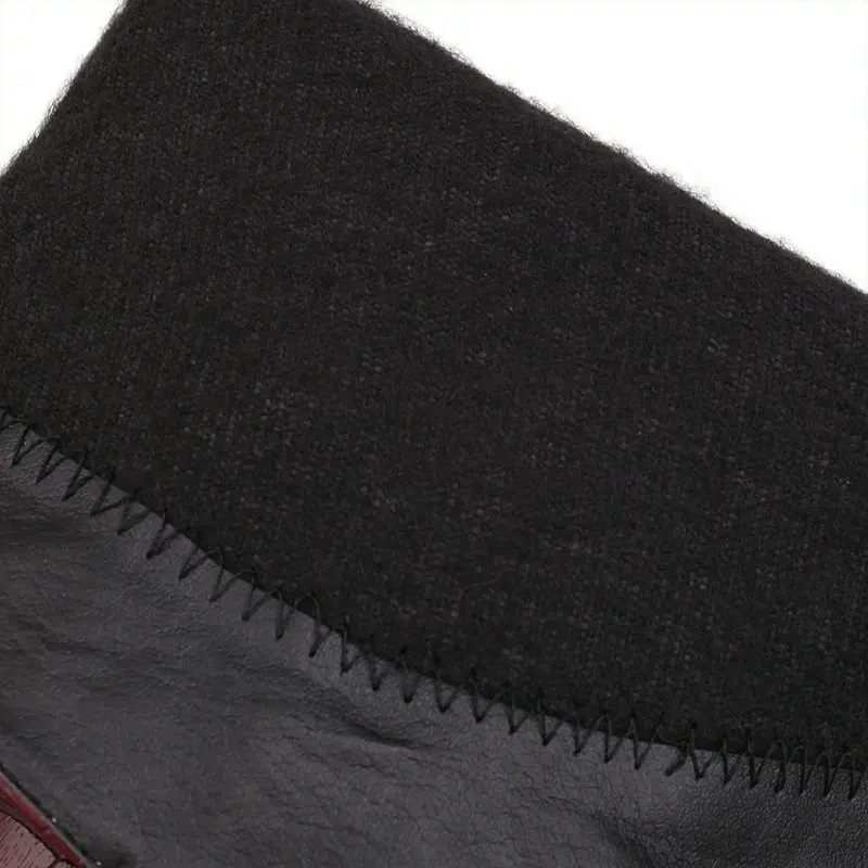 Модные с острым носком Женские сапоги на высоком каблуке без шнуровки Обувь