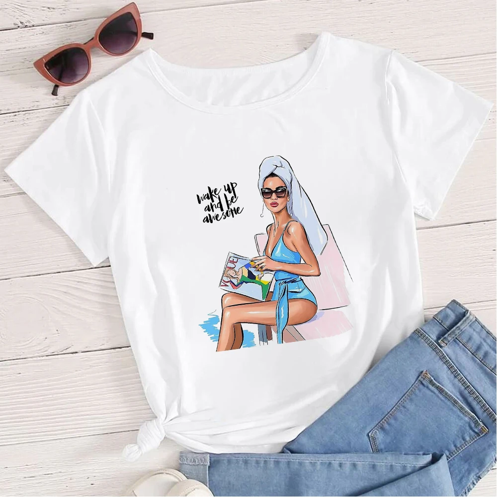 

I'm Nicer When I Like My Outfit Homemade Dress Women's T-Shirts Mexico Summer Top Streetwear Women T Shirt 90S Riverdale Casual