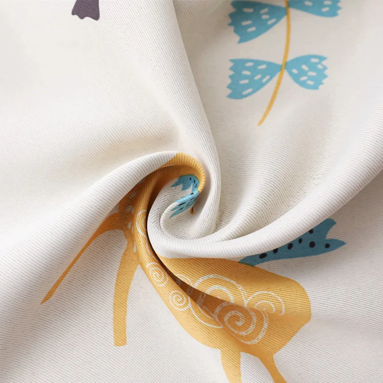 Мультяшные занавески для гостиной столовой спальни затенения мальчиков и