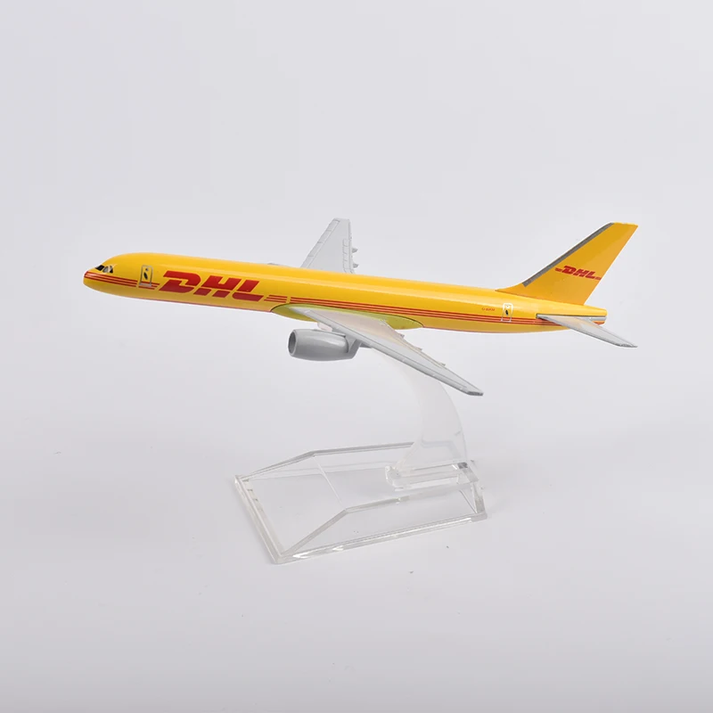 Джейсон пачка 16 см DHL Boeing 757 модель самолета Модель самолетов литья под давлением