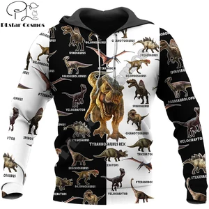 Мужские толстовки с капюшоном и 3D-принтом динозавра, повседневные модные толстовки с капюшоном в стиле Харадзюку, толстовки унисекс на молнии, Прямая поставка