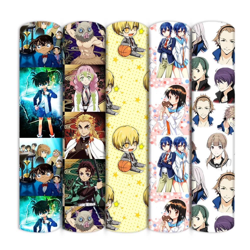 50*145 см ткань из полиэстера и хлопка японская с аниме принтом для шитья рукоделия