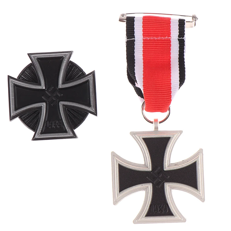 

Hot sale 1Pc Germany 1939 Iron Cross Medal Badge 2nd Class With Ribbon