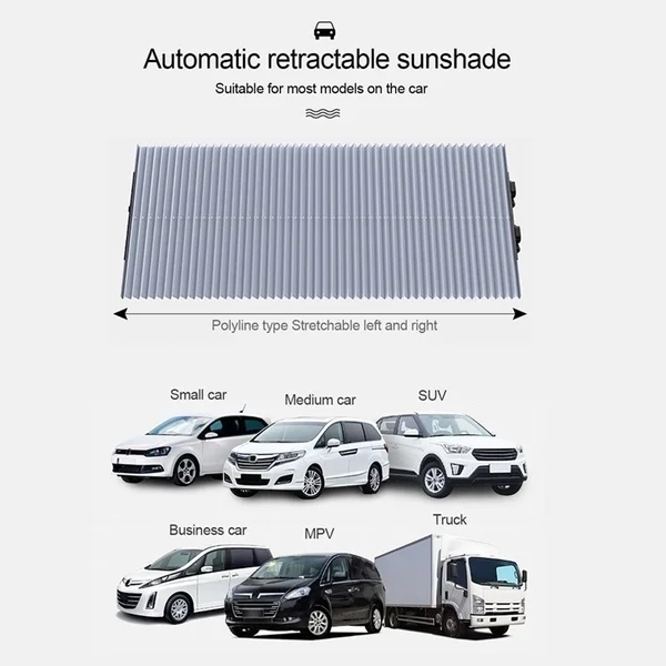 

Car Windshield Curtain Retractable Set Folding Car Sunshade Cover Reflective Film Curtains Anti-UV Car Sun Shade 45cm/65cm/70cm