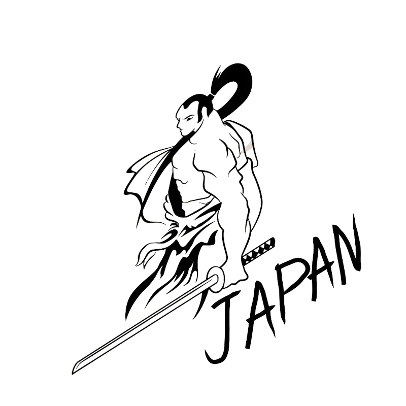 

Dawasaru задняя поверхность кварцевых японских самураев воин солдат автомобиля стикер Водонепроницаемый наклейка для грузовика Мотоцикл Авто...