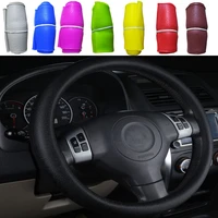 texture car auto silicone steering wheel glove cover soft multi color universal skin soft silicon steering wheel covers shell