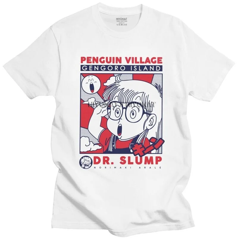 

Classic-Arale-Dr-Slump-T-Shirt-Men-Short-Sleeved-Pure--T-shirt-Leisure-Japanese-Anime