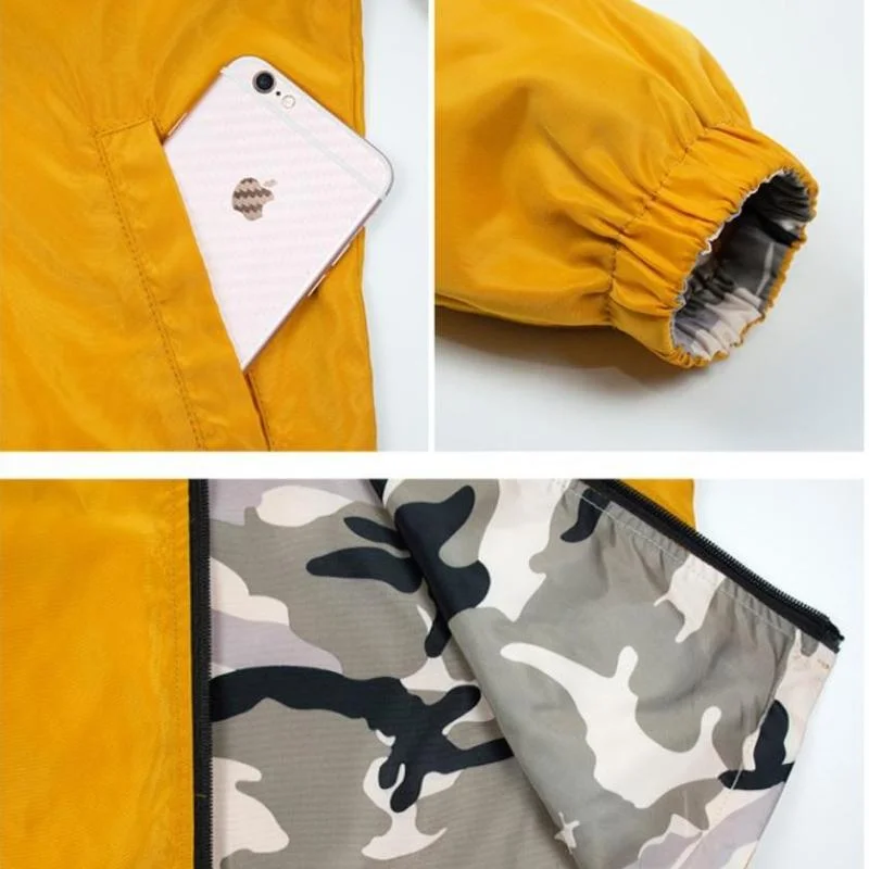 Новинка 2022 камуфляжная Двусторонняя Детская куртка с капюшоном для подростков