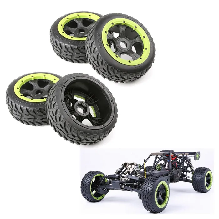 Набор шин Rovan для дороги с колесной втулкой Super Star 1/5 Baja 5B SS|nylon filament|nylon lifegenerator 100w |