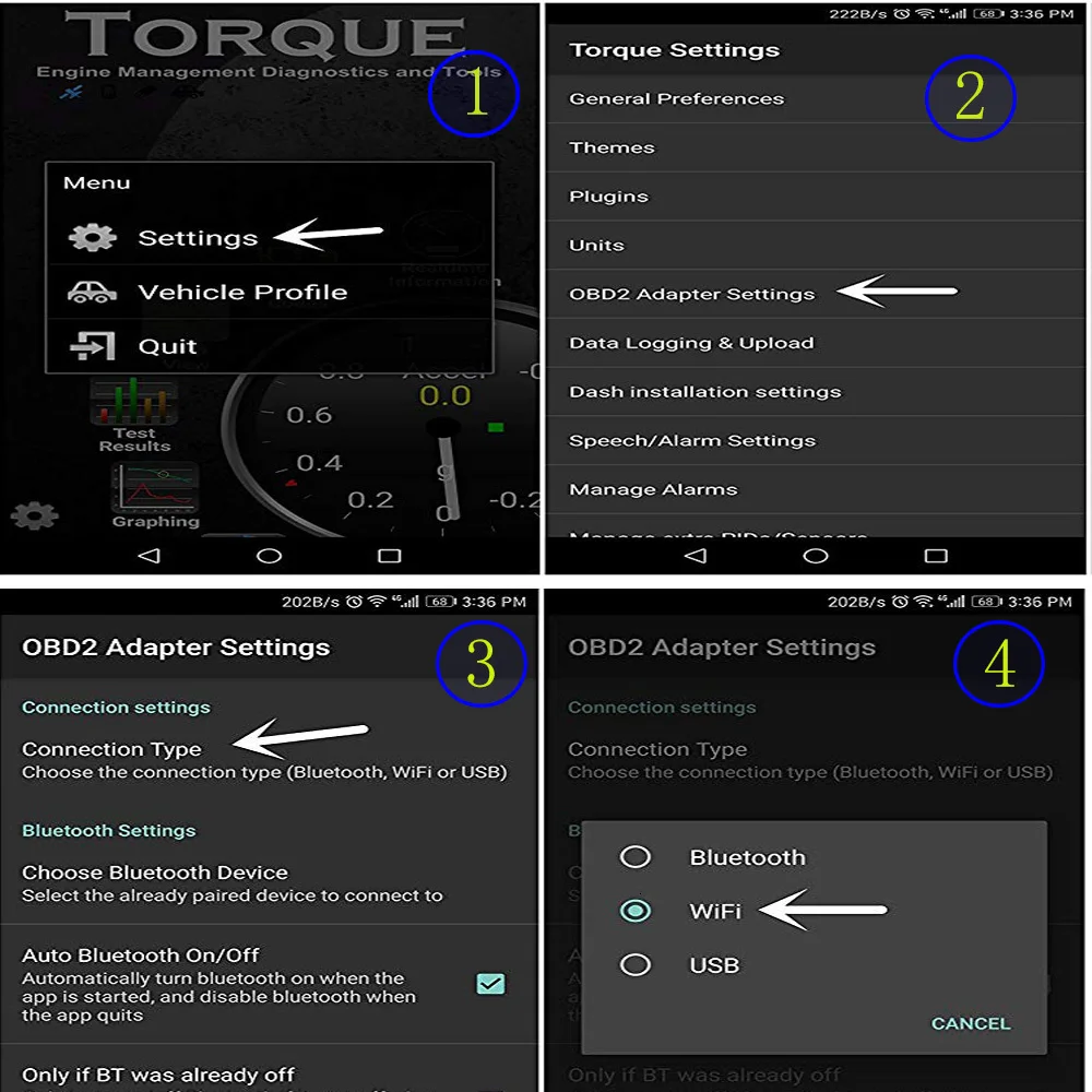 Сканер OBD2 с Bluetooth диагностический сканер OBDII кодов двигателя для Android и