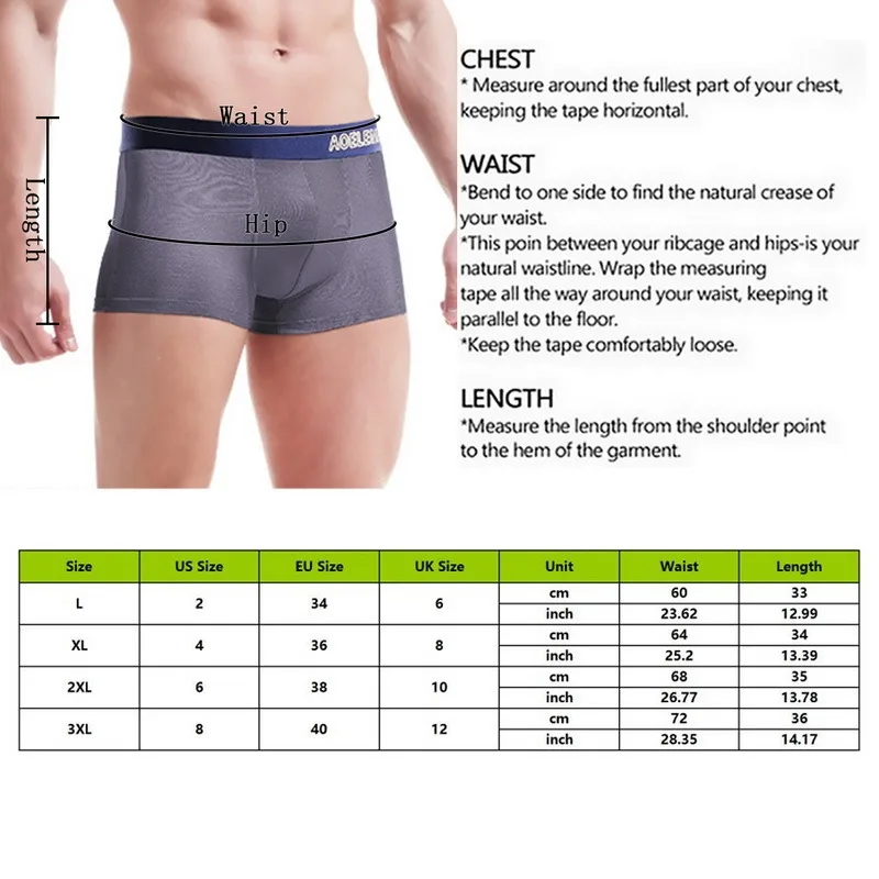 

4Pcs Underwear Men's Shorts Sexy Panties Cotton Boxers Man Underpants Male Boxer Shorts Homme U Convex Lingerie Wholesale Lots