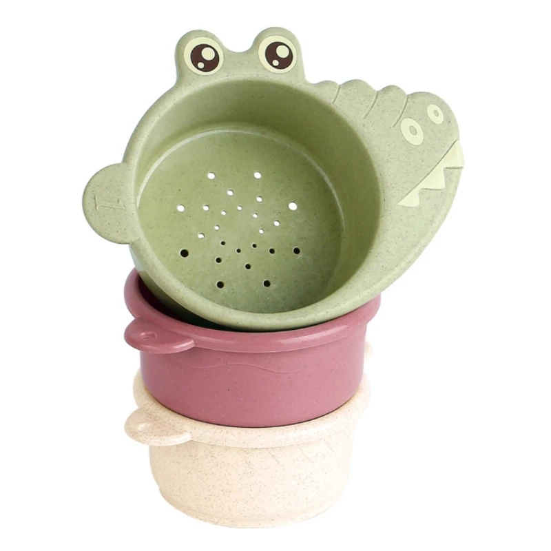 

Beach Toy for Kids Interactive Water Toys for Baby Sandglass Stacking Cup Model Swimming Pool Toys Bath Sandpit Toy