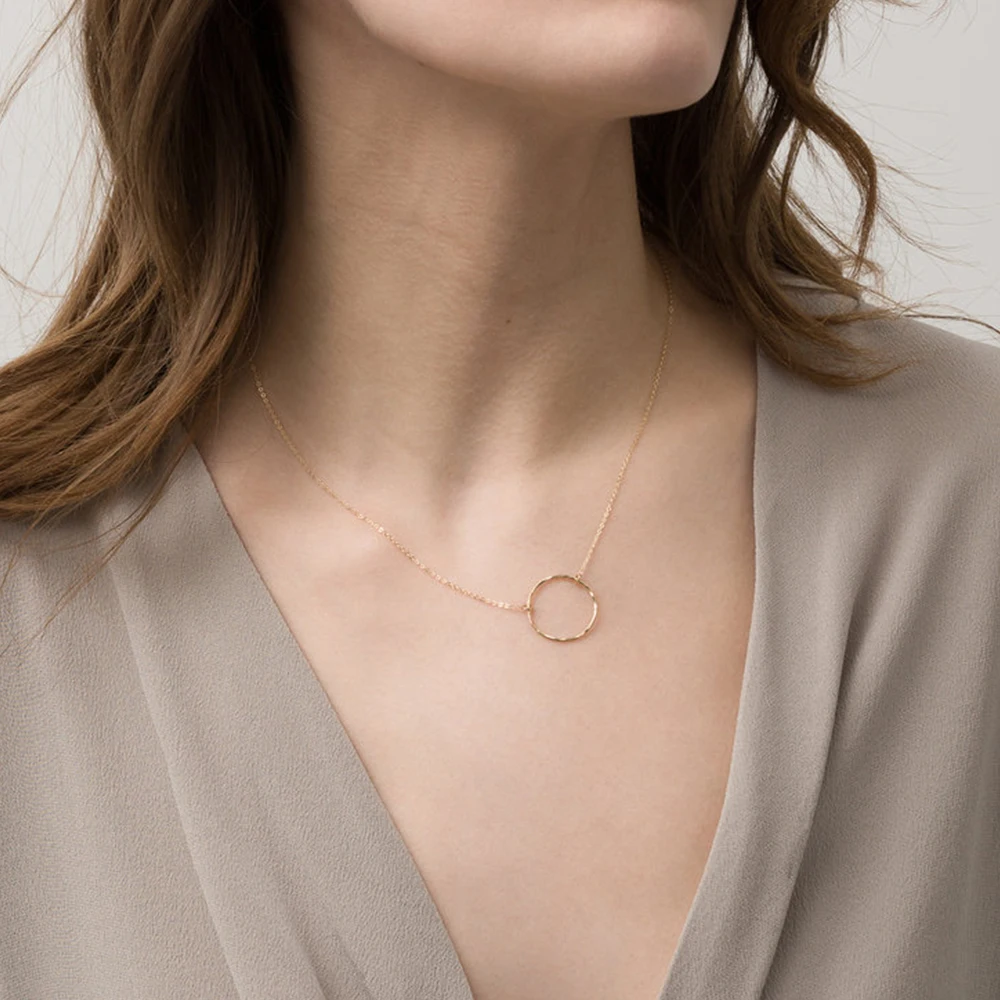 Ожерелье с кулоном женское цепочка-молот под розовое золото 50 см | Украшения и