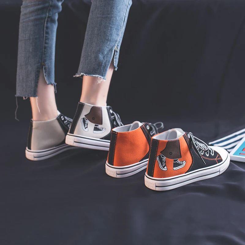 Весенне-осенняя Повседневная дышащая обувь для рисования вручную женские