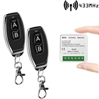 Умный выключатель света, 433 МГц, 220 В, 16 А, беспроводной модуль выключателя с дистанционным управлением для дома, электрическая розетка, потолочный вентилятор, светодиодная лампа