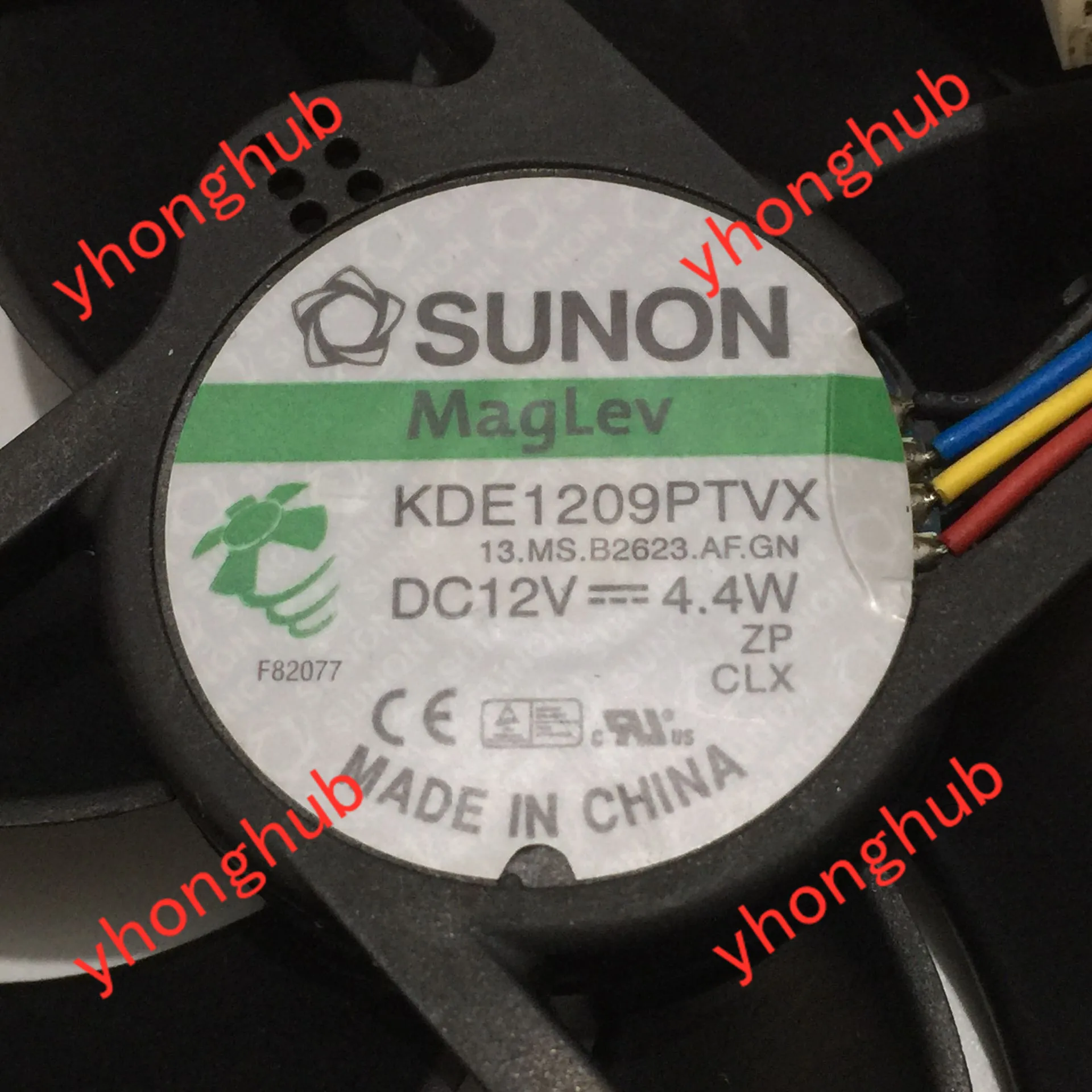 SUNON KDE1209PTVX 13.MS. B2623.AF.GN ac/DC 12V 4 W защитного стекла 92x92x25mm Круглый Вентилятор для