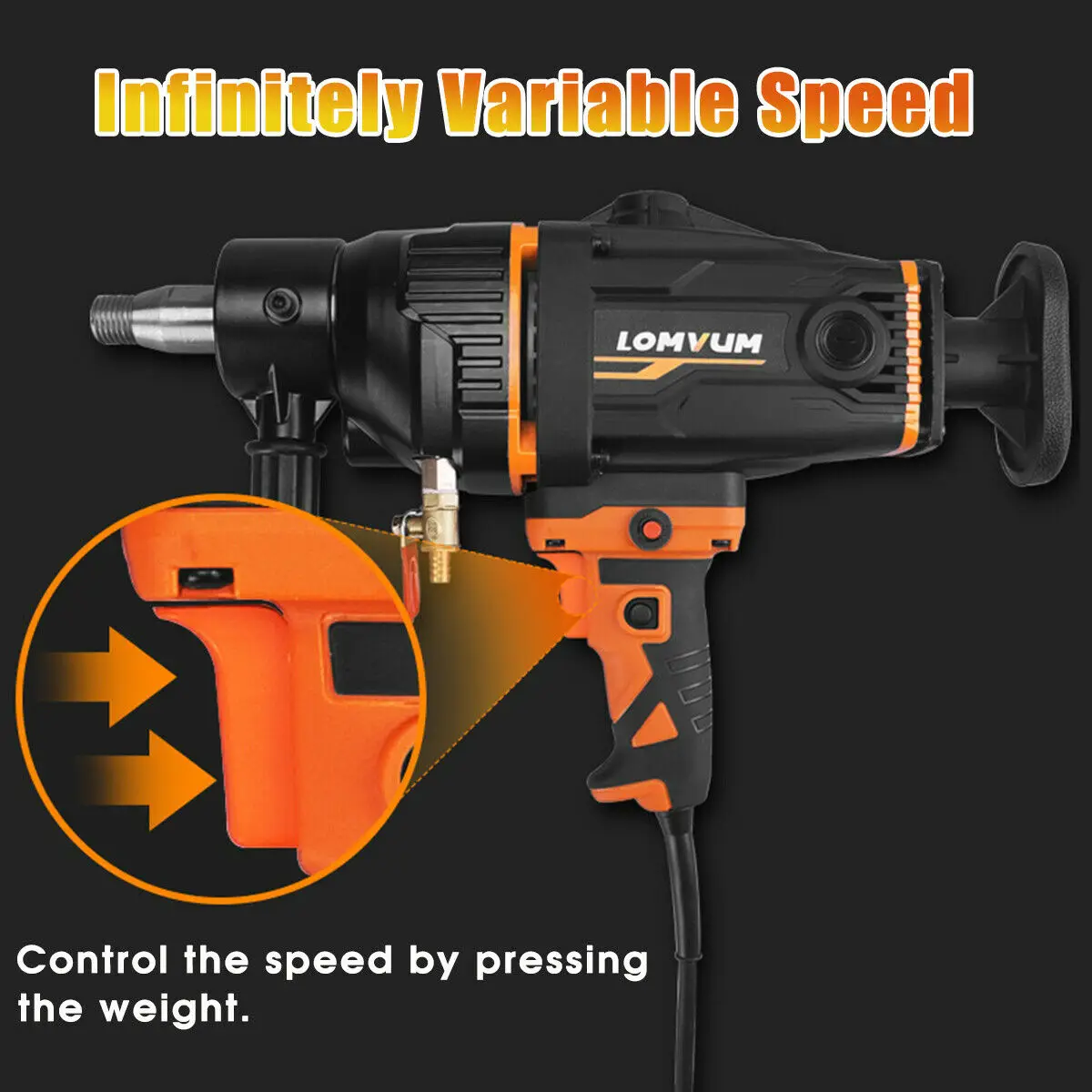 Ручной сверлильный станок с алмазным сердечником 220 В для сухого/влажного