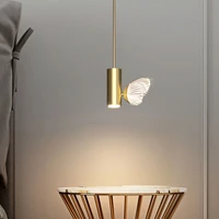 butterflydragonfly led pendant lights bedside staircase home modern bedroom restaurant hallway art hanging lamp indoor lighting
