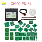 Лучшее качество Xprog 5,84 ЭБУ чип Тюнинг инструмент Программист X Prog-M 5,84 XProg М коробка 5,55 XPROG-M программатор системного блока управления 22 шт. адаптеры для сим-карт