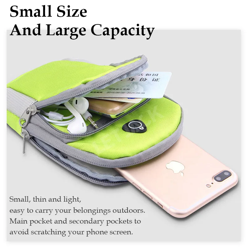 Универсальный нейлоновый спортивный чехол для телефона 5 дюйма iPhone 8 7 Plus