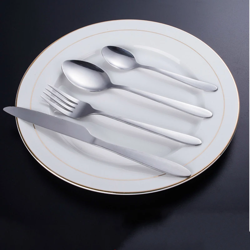 Набор столовых приборов из нержавеющей стали 410 24 шт.|Столовые сервизы| |