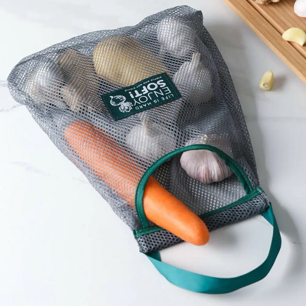 Многоразовая подвесная сумка для хранения фруктов овощей кухни дома | Багаж и