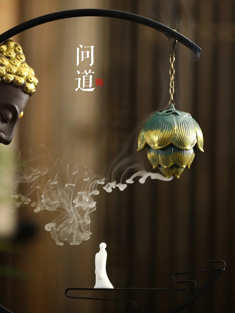 Дым обратный Ладан горелки Керамика статуя Ароматические водопад Decoracion Центро