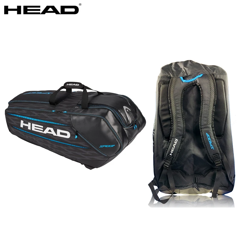 12 Pack Large Capacity HEAD Tennis Bag Zverev Collection Tennis Rackpack Insulation Protection Speed Head Tenis Accessories Bags
