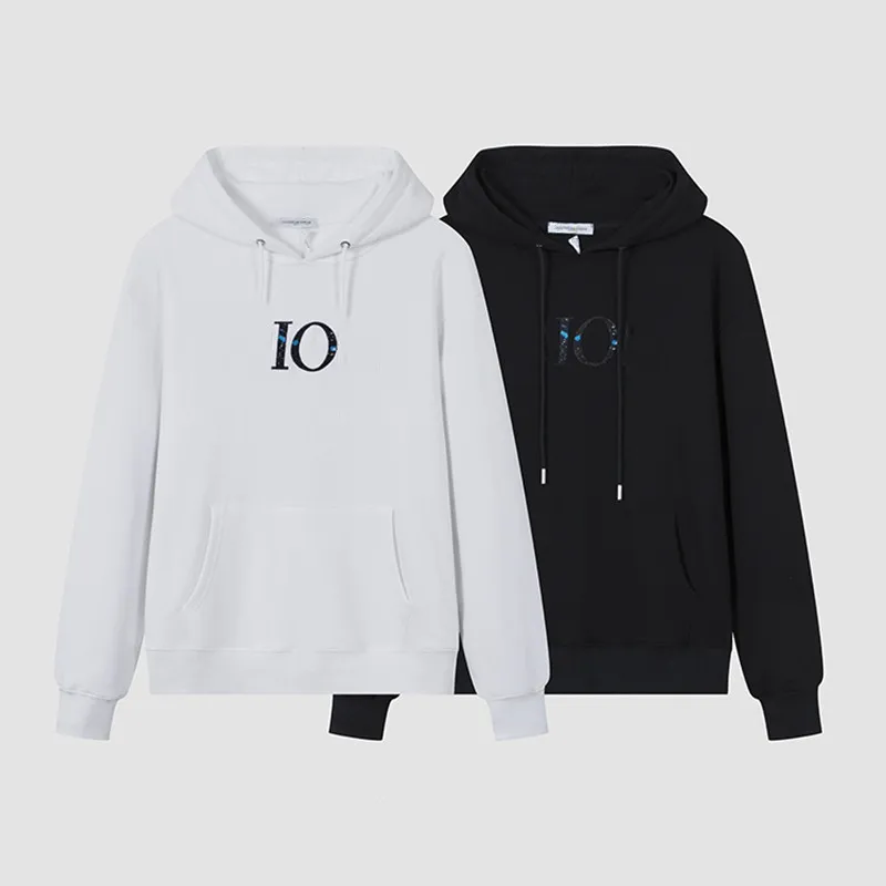 

Brand autumn men's and women's cotton hooded sweatshirt with letter luminous embroidery men's and women's hooded sportswear