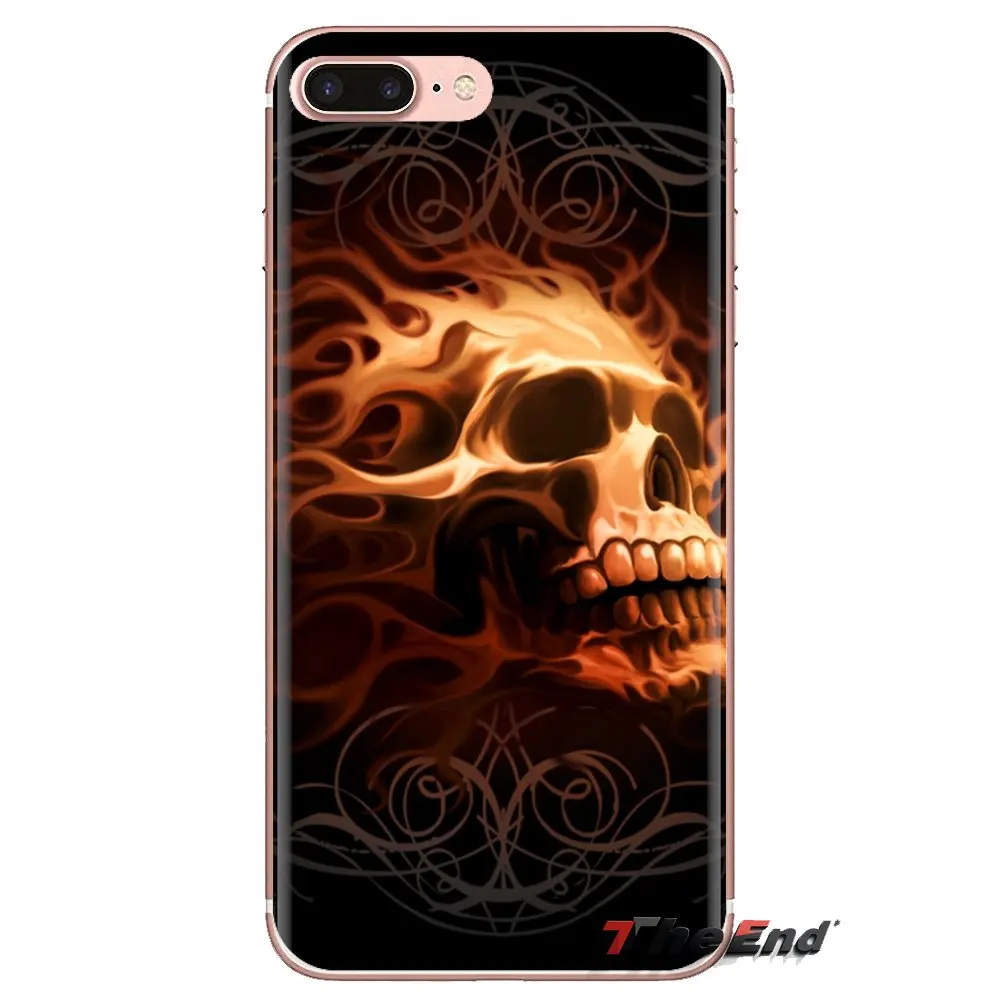 Silicone Phone Skin Case artwork fantasy Art skull 2 For Huawei Honor 5A LYO-L21 Y6 II Compact Y5 Y5II Mate 10 Lite Nova 2i 9i |