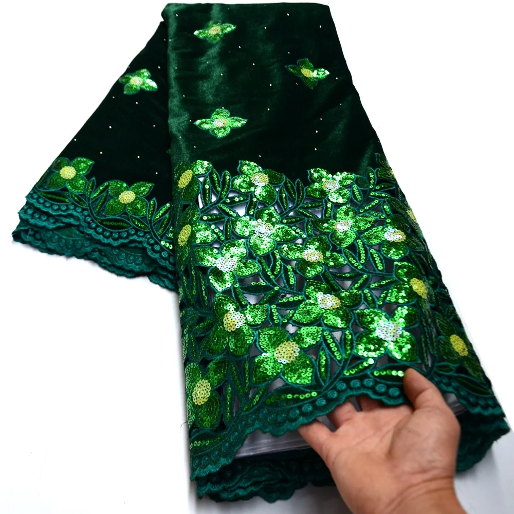 

Роскошная бархатная африканская кружевная ткань ручной работы вышивка французские блестки кружевная ткань для нигерийской свадебной вече...
