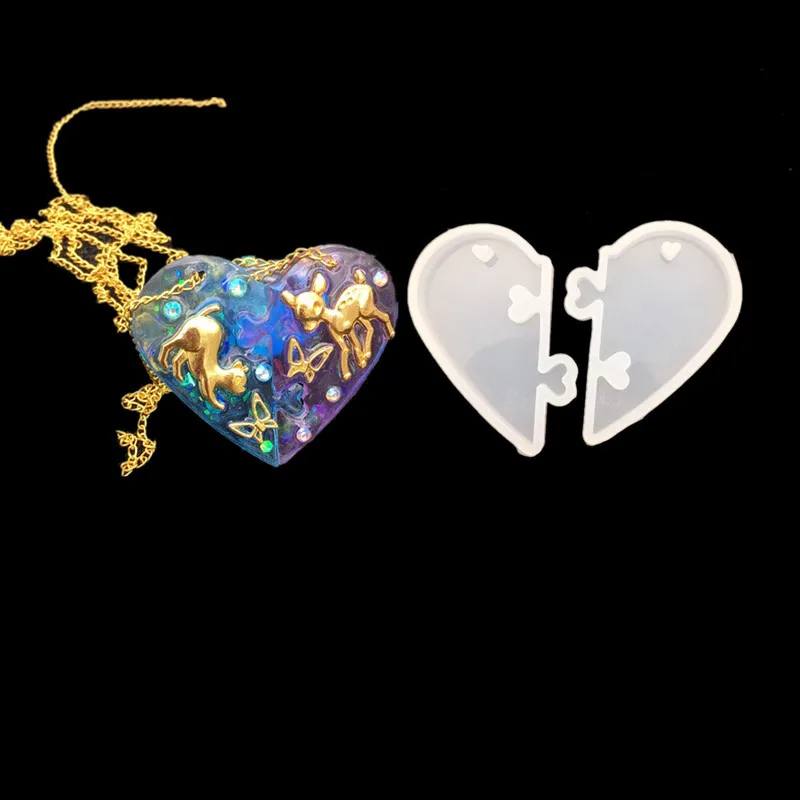 Силиконовые замки ручной работы для влюбленных подвесные формы смолы сделай сам