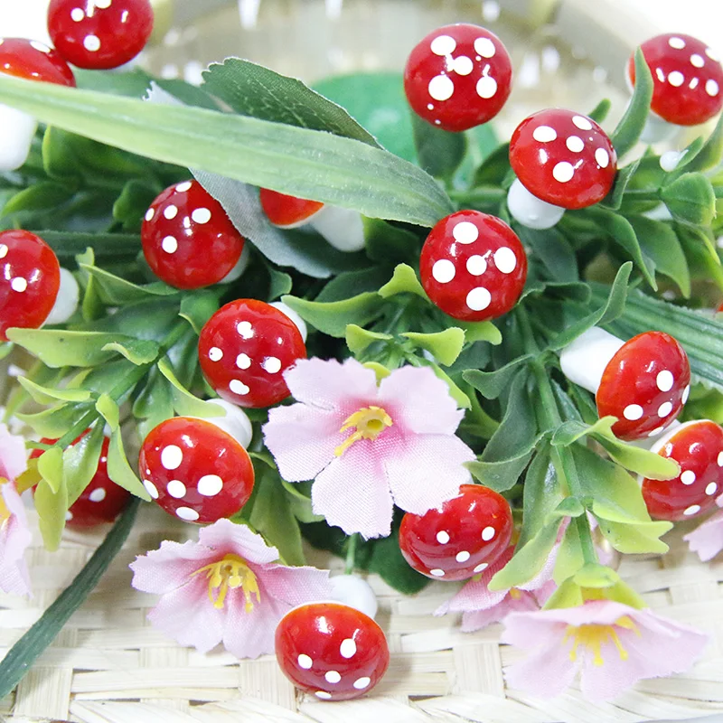 50/100 шт Моделирование мини-колонка в форме гриба модель горшечные растения