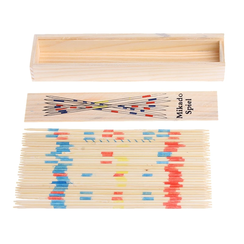 Традиционные деревянные палочки Mikado Spiel набор традиционной игры с коробкой