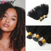 kinky curly i tip hair extensions 3c4a remy human hair microlink hair extensions kinky curls i tip human hair bundles youmay