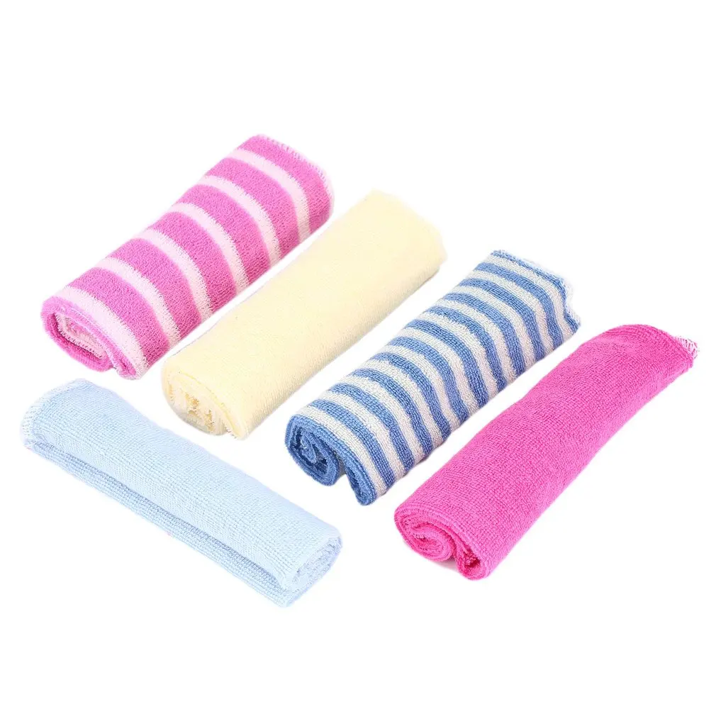 

8Pcs Baby Infant Newborn Kids Bath Towel Washcloth Bathing Feeding Wipe Cloth Soft FT Kit Soft Good Care Colorful Comfortable
