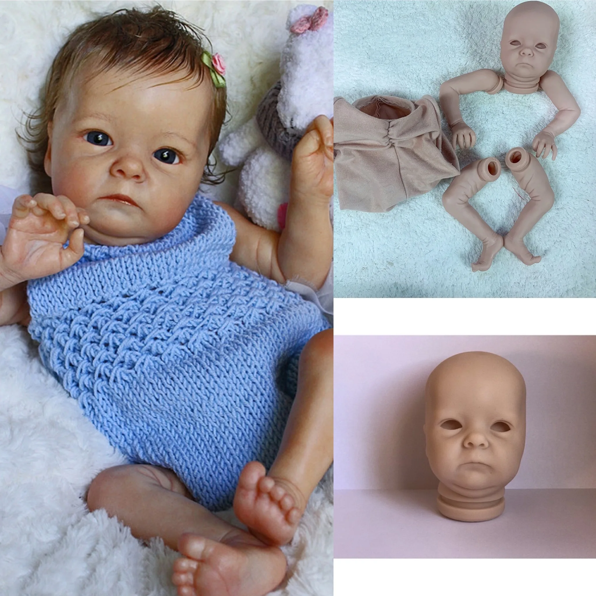 16-дюймовый Комплект Reborn Baby Tink мягкие виниловые детали без рисунка набор для кукол