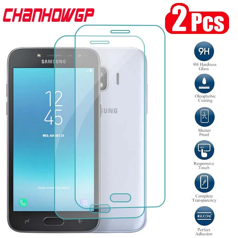 Защитное стекло закаленное для Samsung Galaxy J2 Pro 2018 j250 Защитная пленка Core J260 2