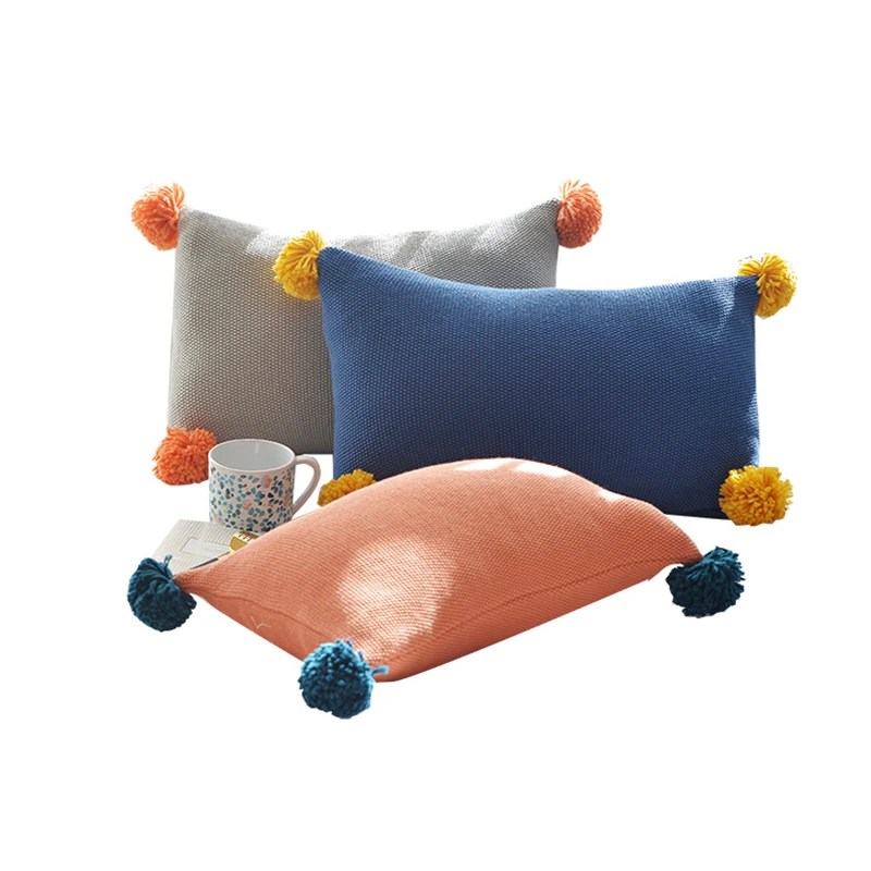 Simanfei мяч хлопок Спальный Подушка спальня кровать офис автомобиль декоративная
