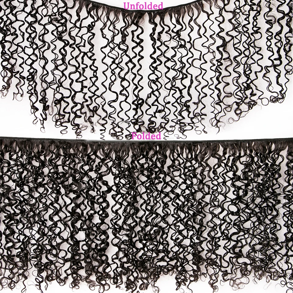 Двойные нарисованные волосы Funmi плетение 3+ 1 пряди с 13x4Lace фронтальное закрытие Pissy Curl Pixie Flexi вьющиеся человеческие волосы Remy для наращивания